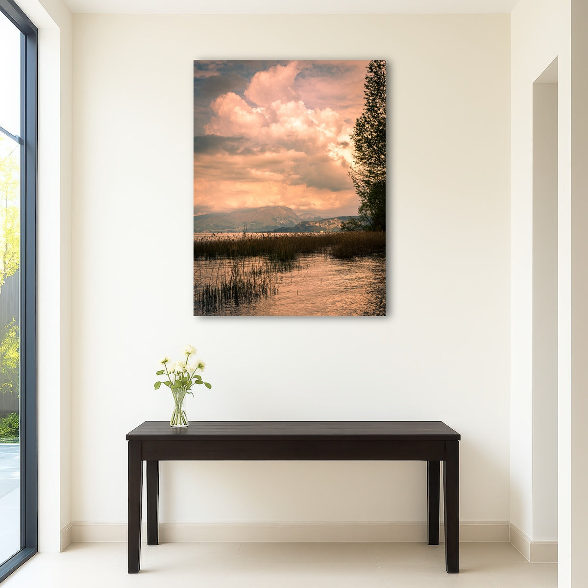 AUTO-MOCKUP ROOM | A painting from a Lake