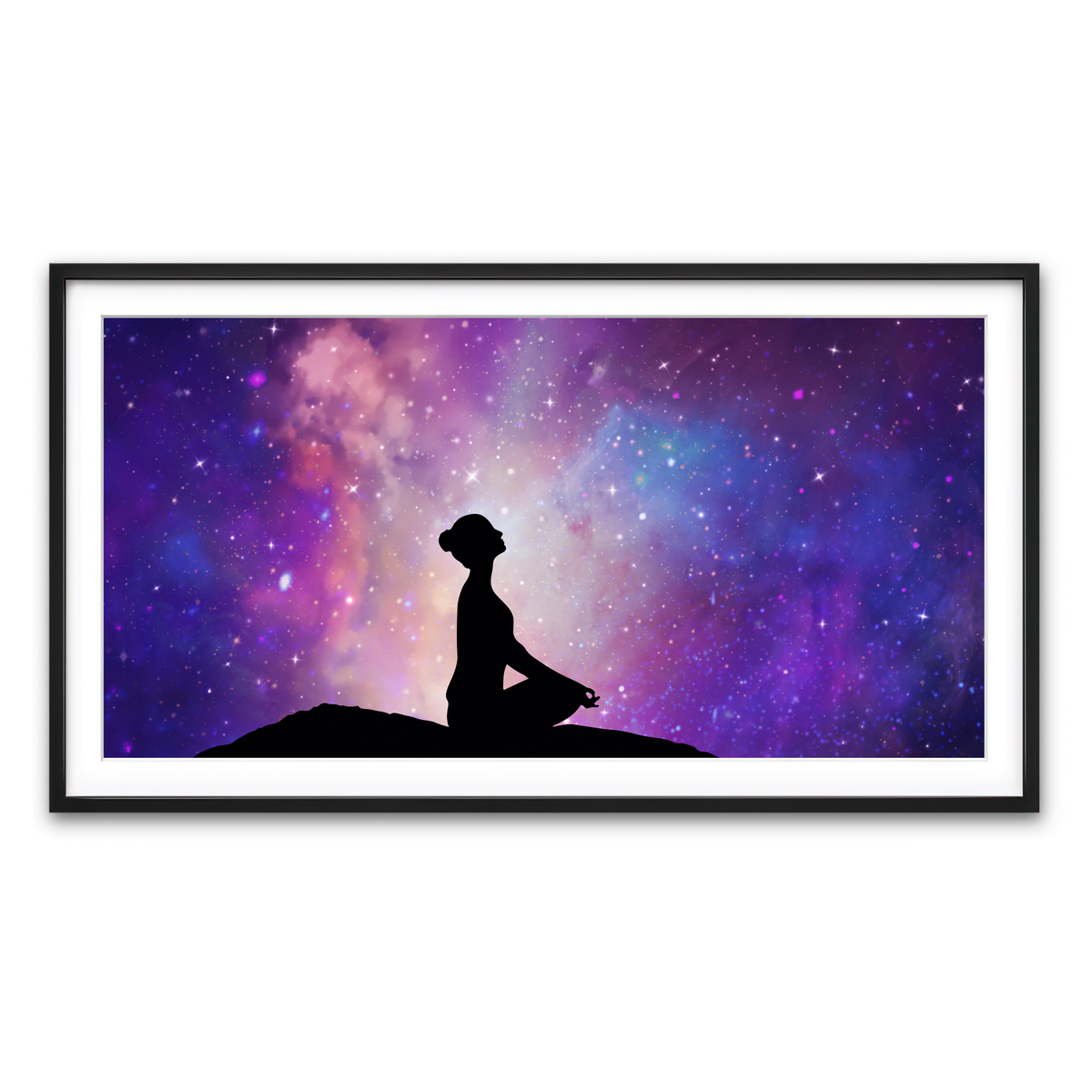 Framed Print 2x1 Black