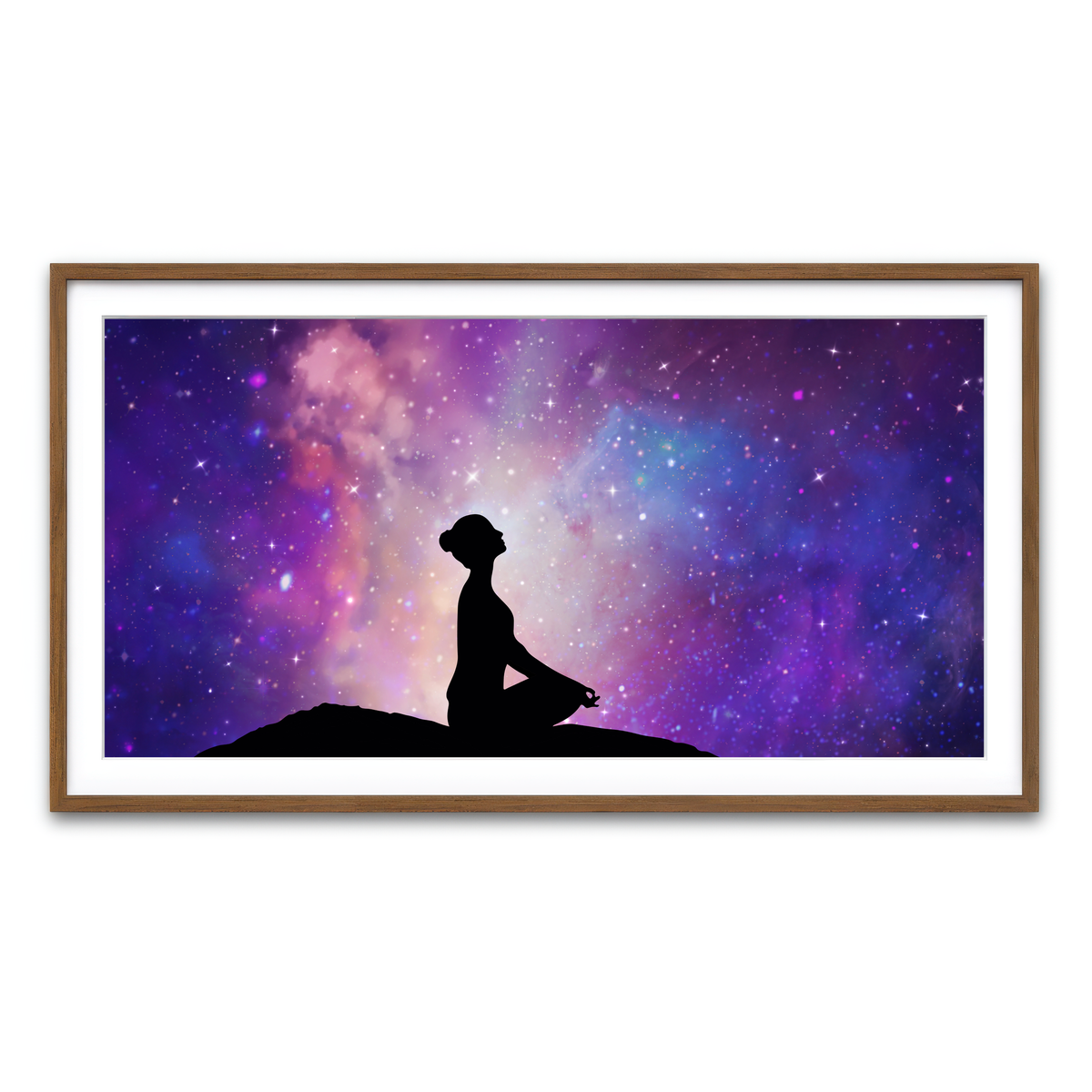 Framed Print 2x1 Walnut