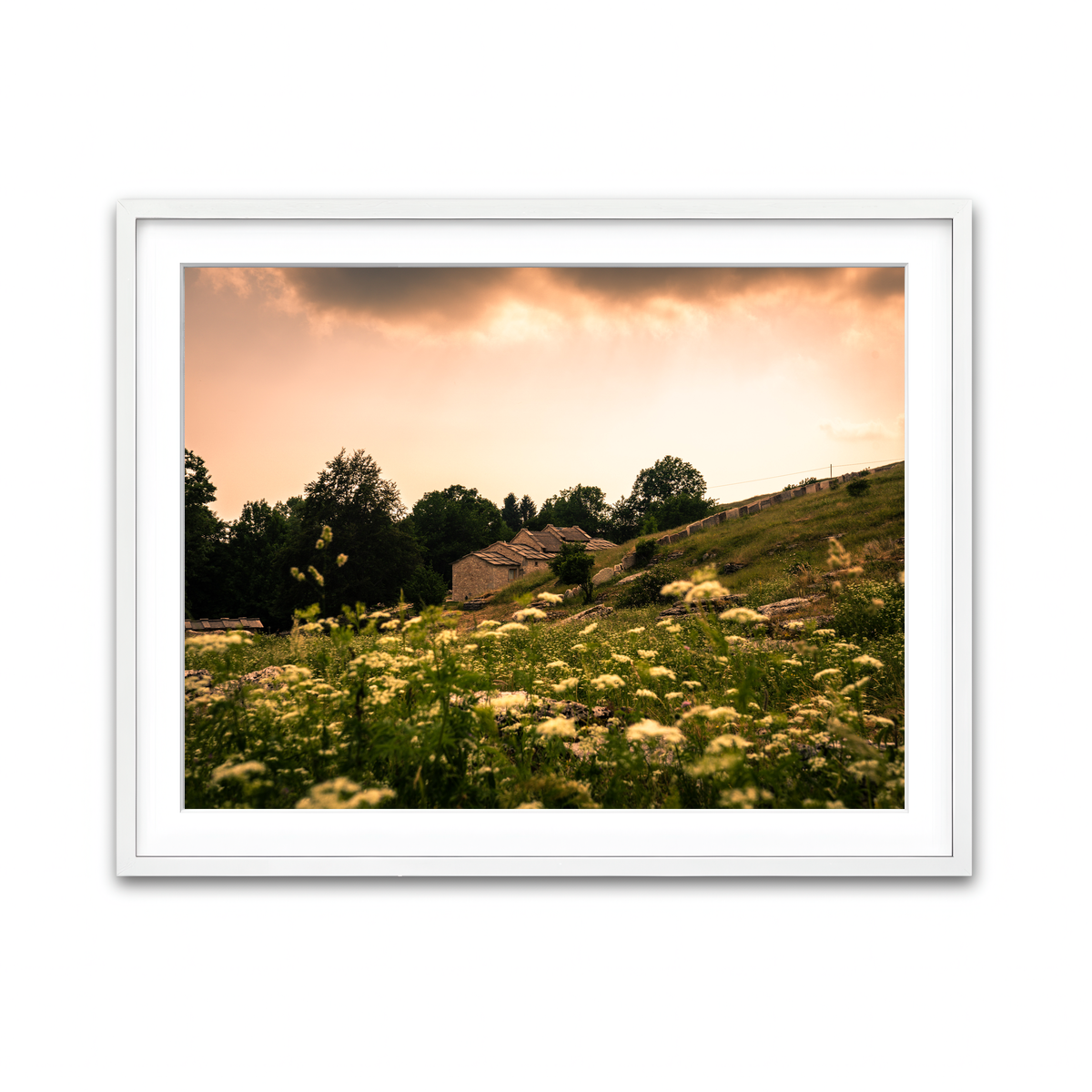Framed Print 4x3 White