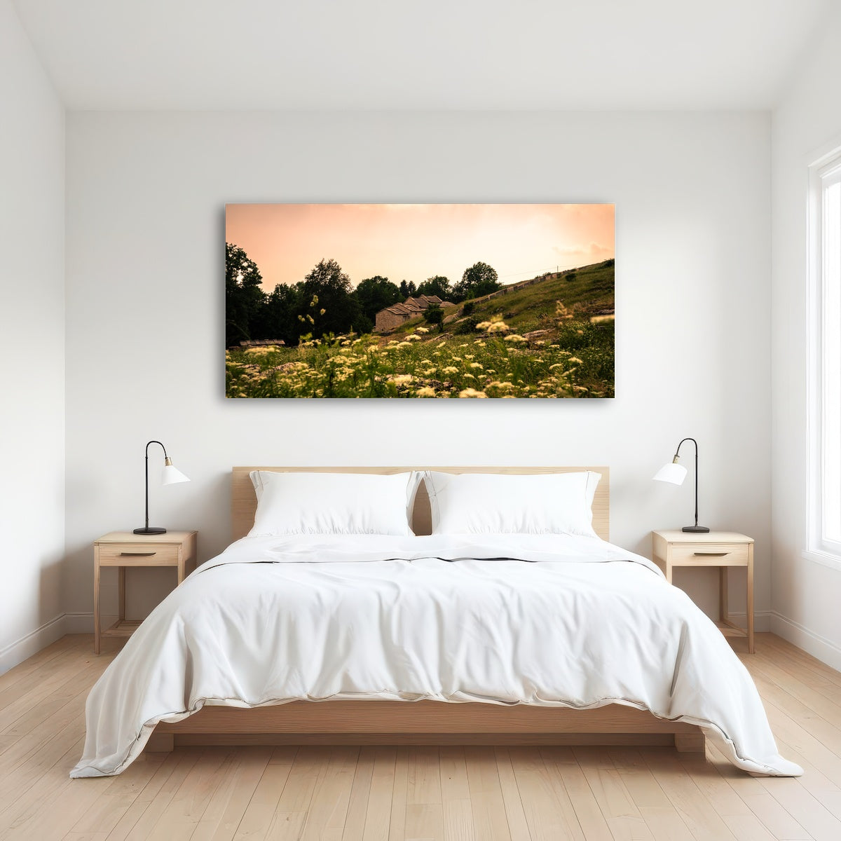 AUTO-MOCKUP ROOM | A village on the mountains