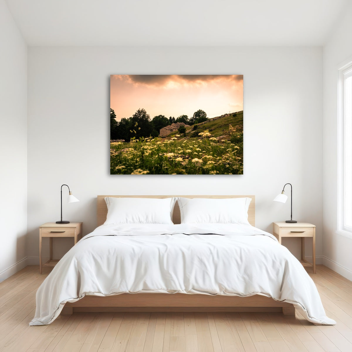 AUTO-MOCKUP ROOM | A village on the mountains