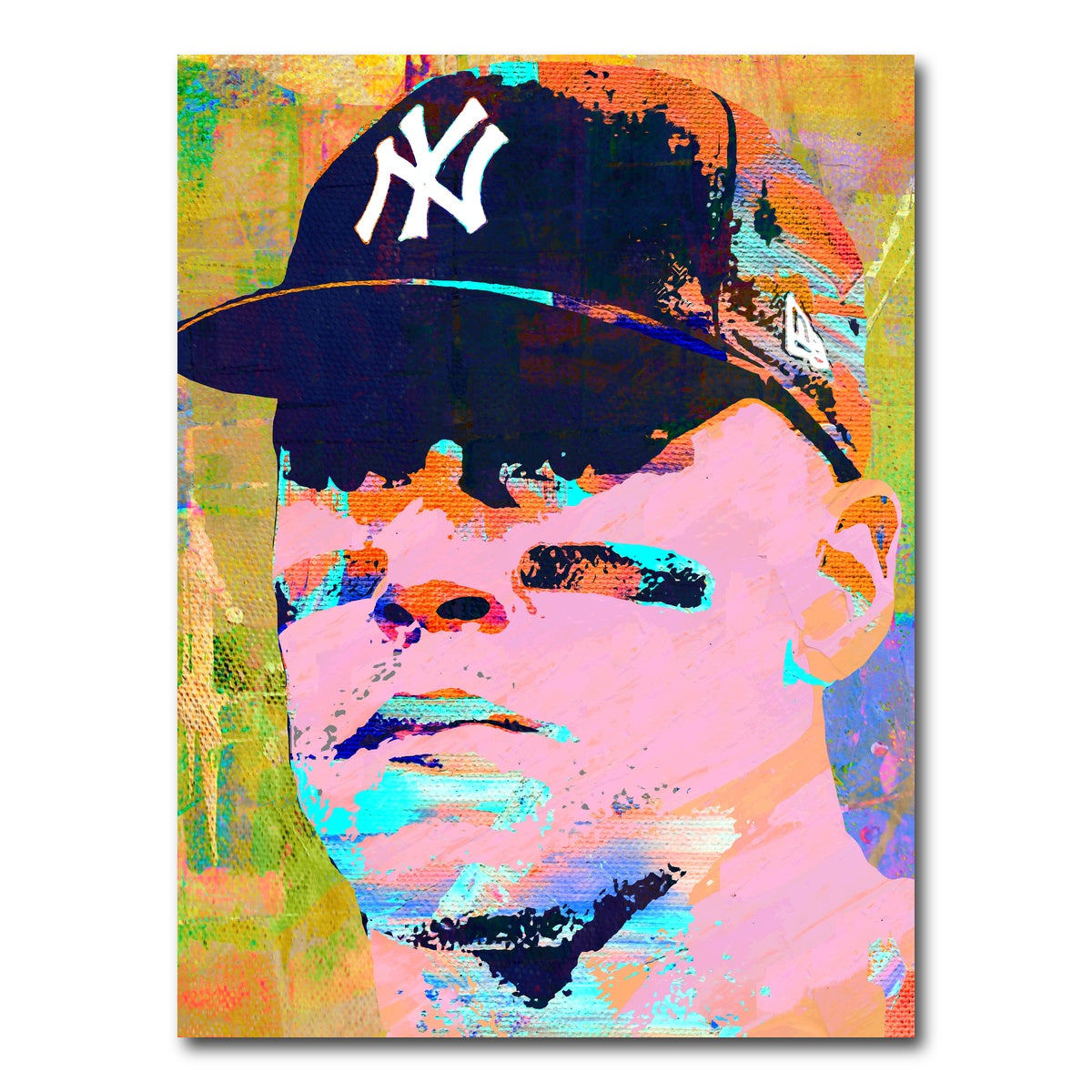 AUTO-MOCKUP WHITE | Aaron Judge | 1 Piece | Gallery Wrap Canvas | group=3x4