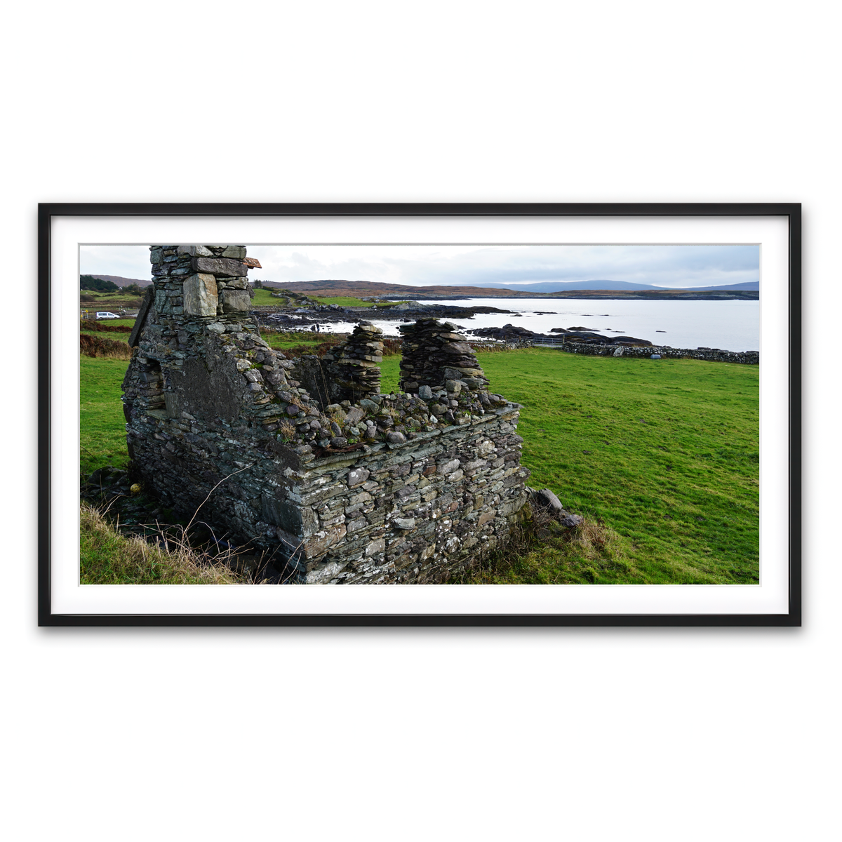 Framed Print 2x1 Black