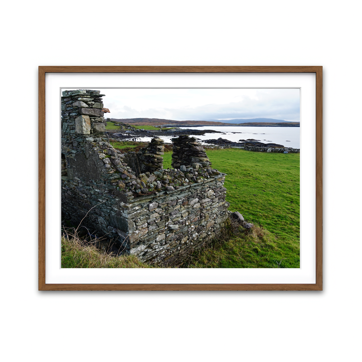 Framed Print 4x3 Walnut