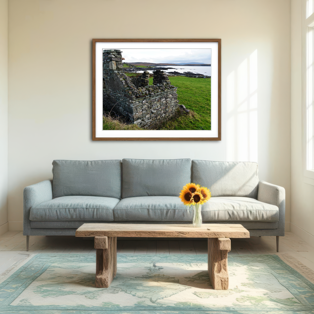 AUTO-MOCKUP ROOM | Abandoned House - Trafask, Ireland Wall Art