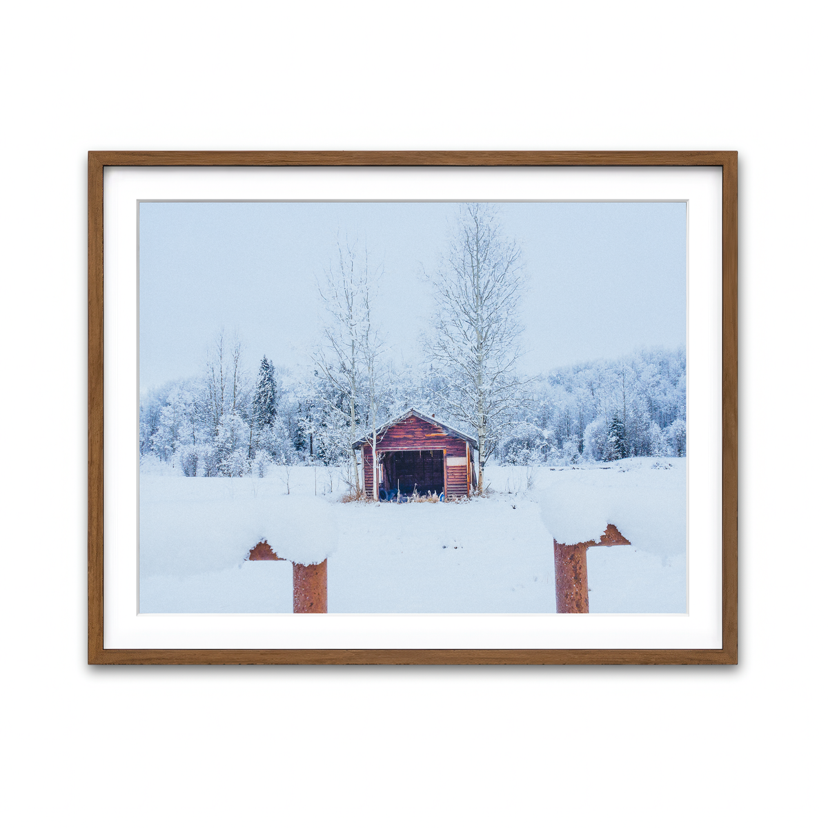 Framed Print 4x3 Walnut