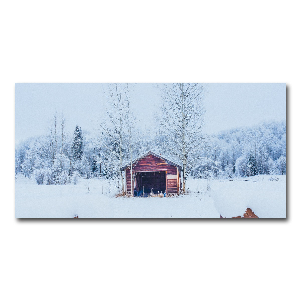 AUTO-MOCKUP WHITE | Abandoned Shed | 1 Piece | Gallery Wrap Canvas | group=2x1