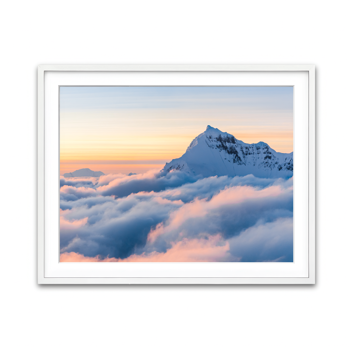 Framed Print 4x3 White