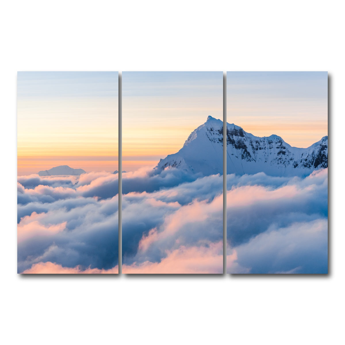 AUTO-MOCKUP WHITE | Above the Clouds | 3 Piece | Gallery Wrap Canvas | group=12x24