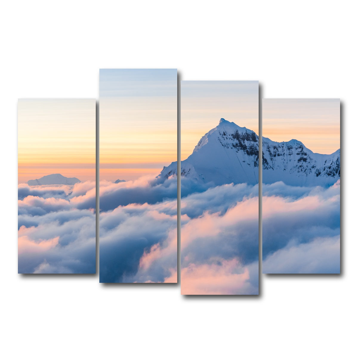 AUTO-MOCKUP WHITE | Above the Clouds | 4 Piece | Gallery Wrap Canvas | group=4_normal