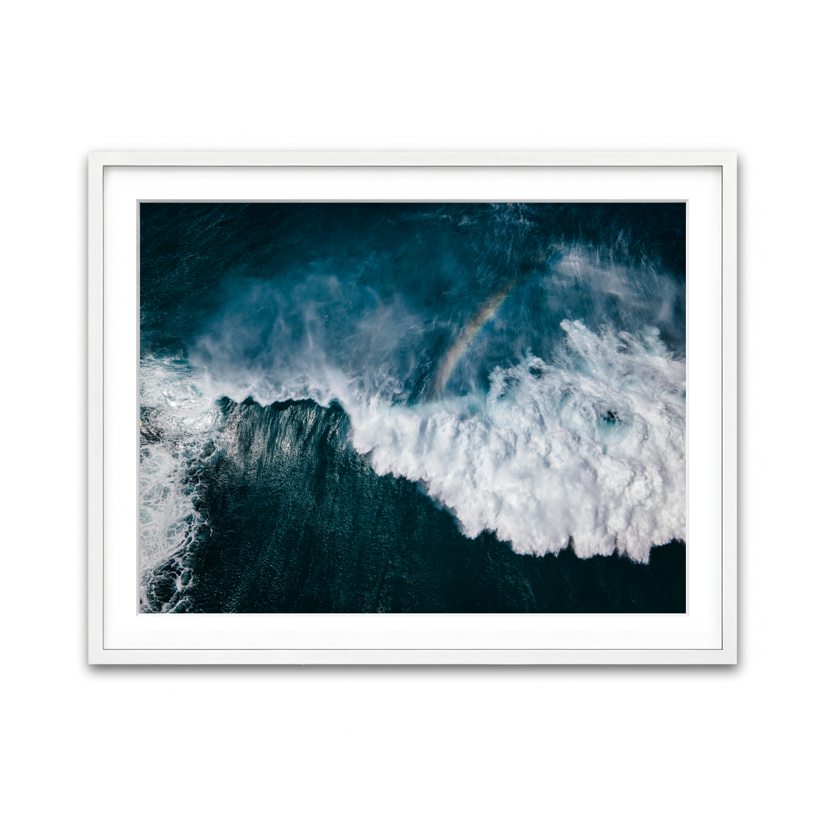 Framed Print 4x3 White