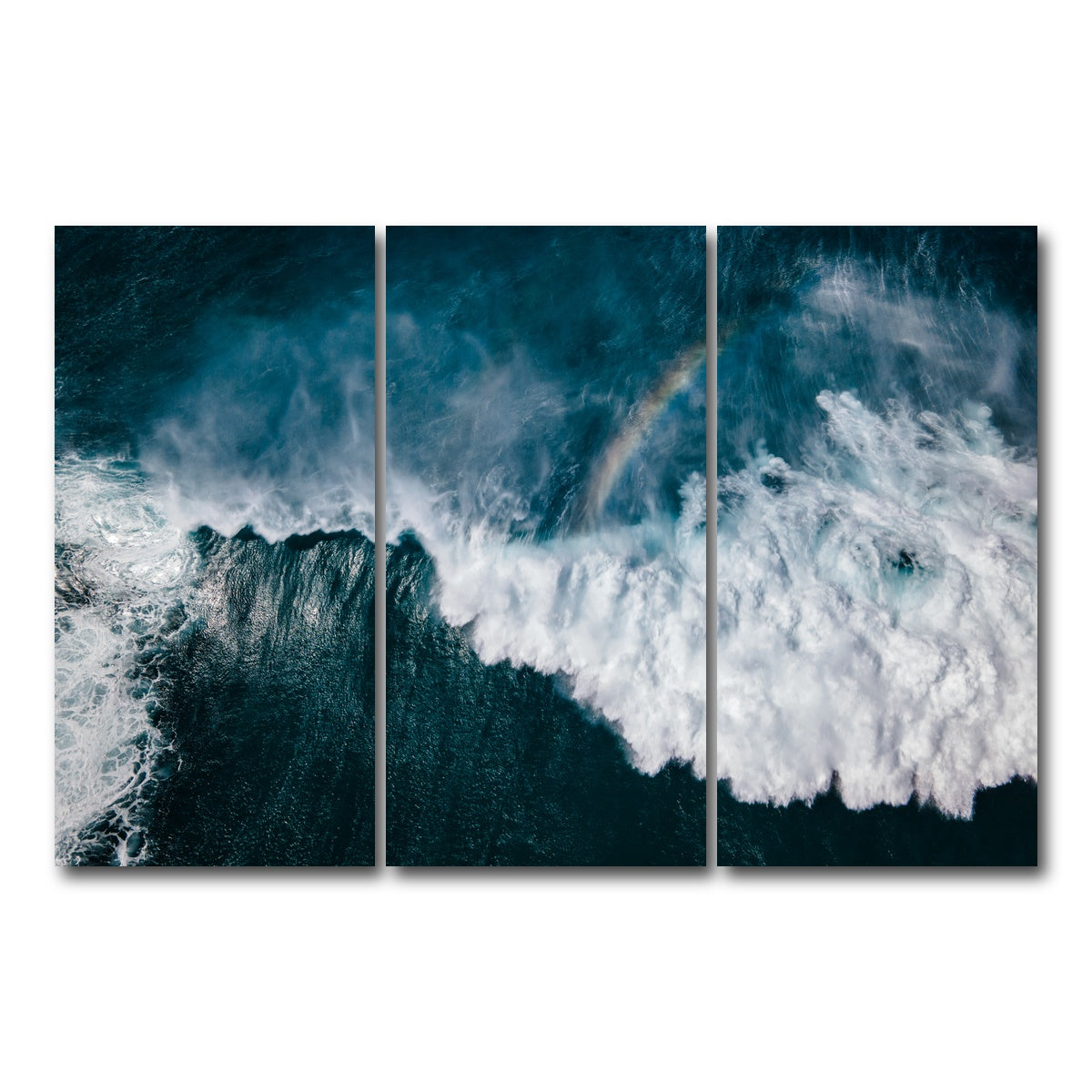 AUTO-MOCKUP WHITE | Above the Waves | 3 Piece | Gallery Wrap Canvas | group=12x24