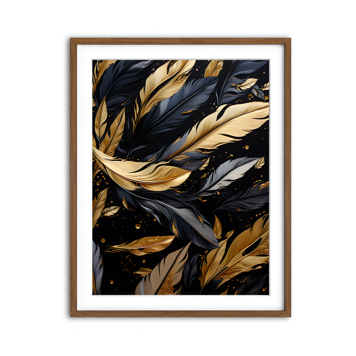 Framed Print 3x4 Walnut