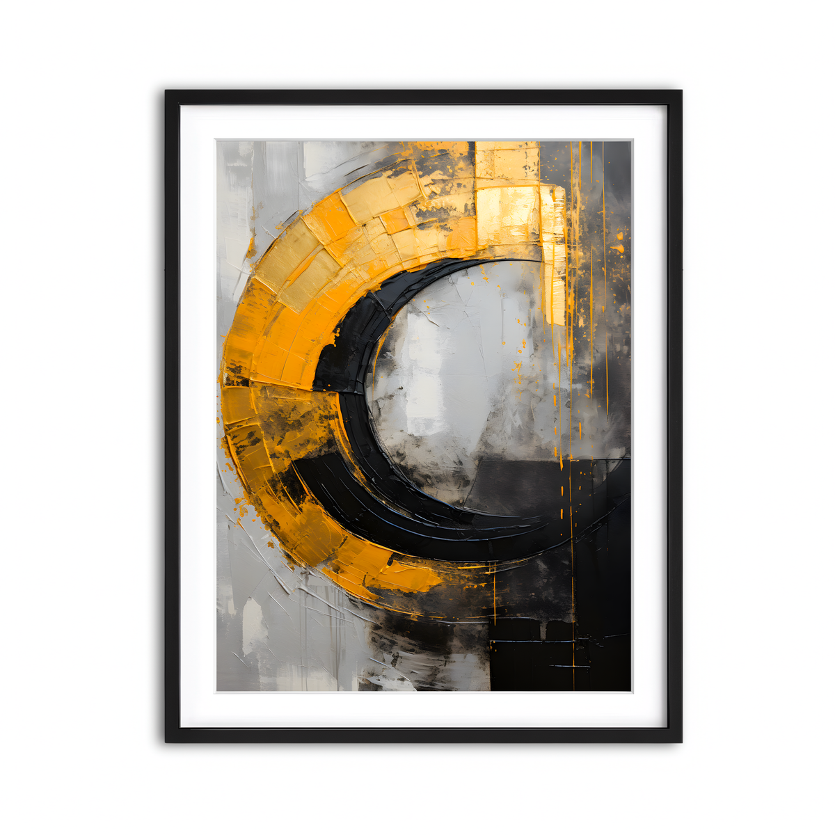 Framed Print 3x4 Black