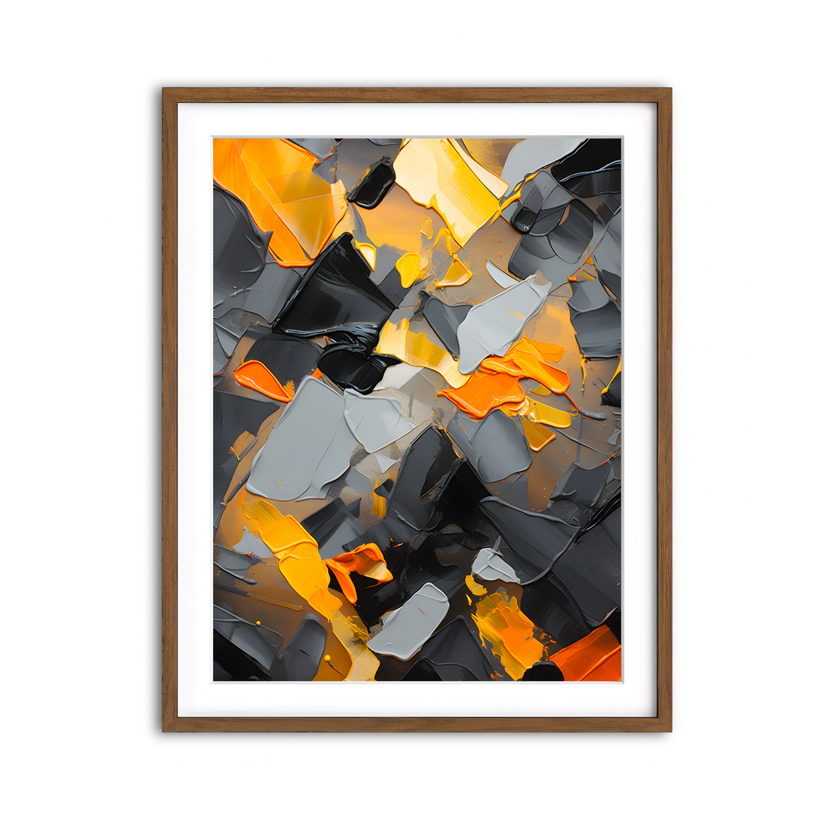 Framed Print 3x4 Walnut