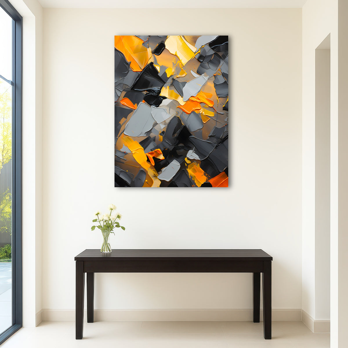 AUTO-MOCKUP ROOM | Abstract - Black gold shapes 18