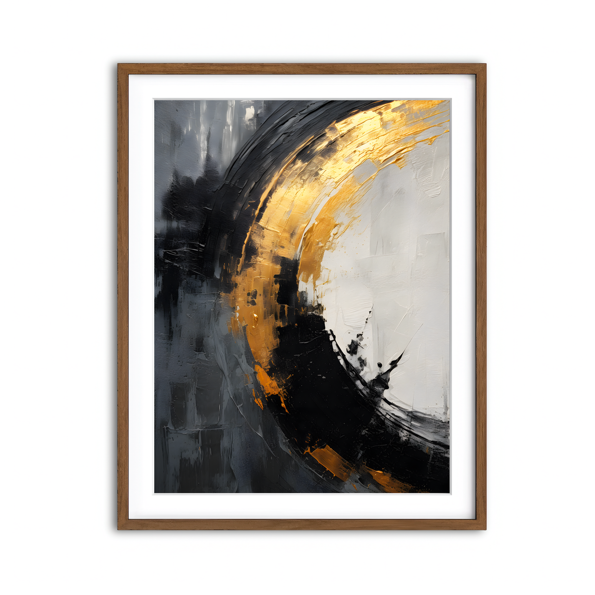 Framed Print 3x4 Walnut