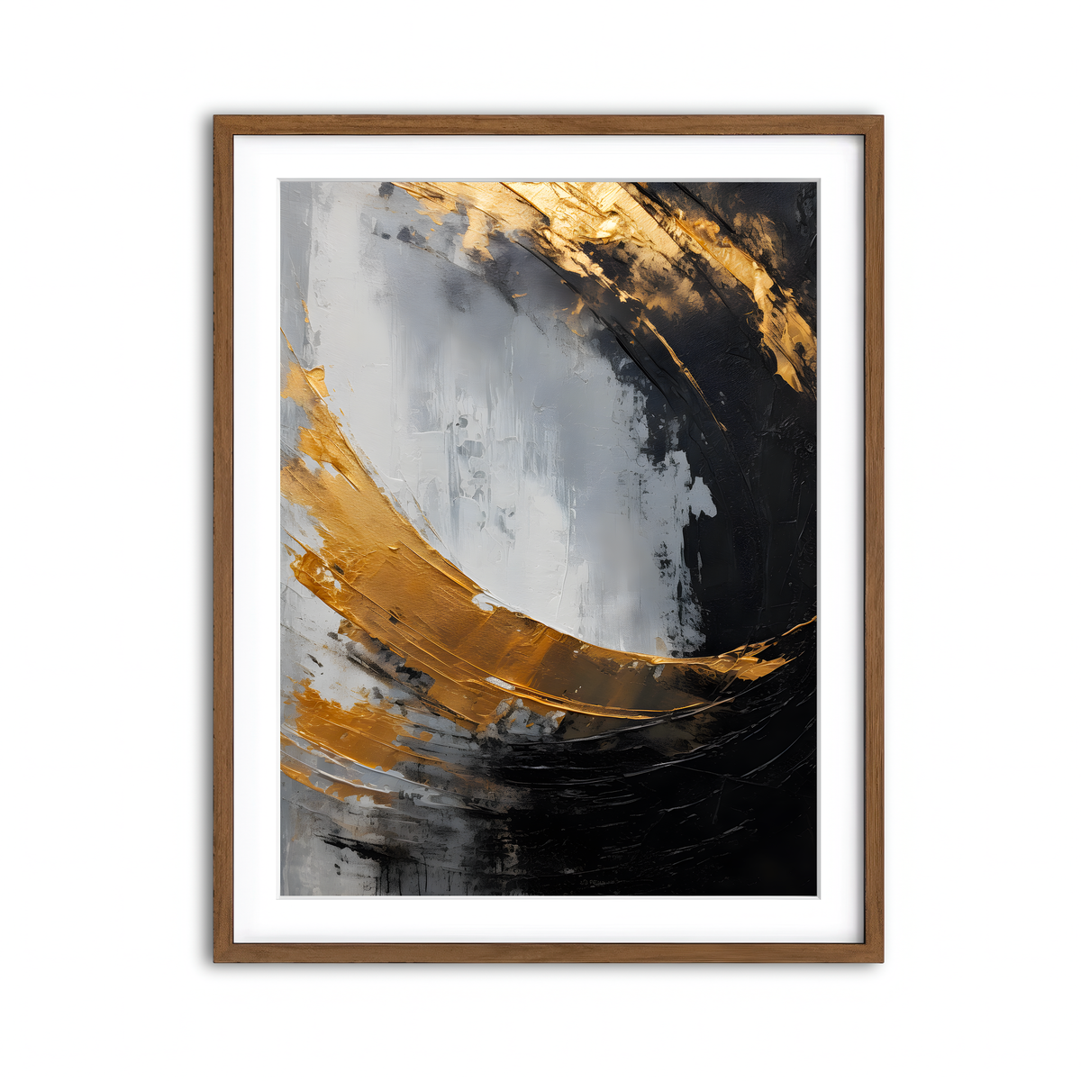 Framed Print 3x4 Walnut