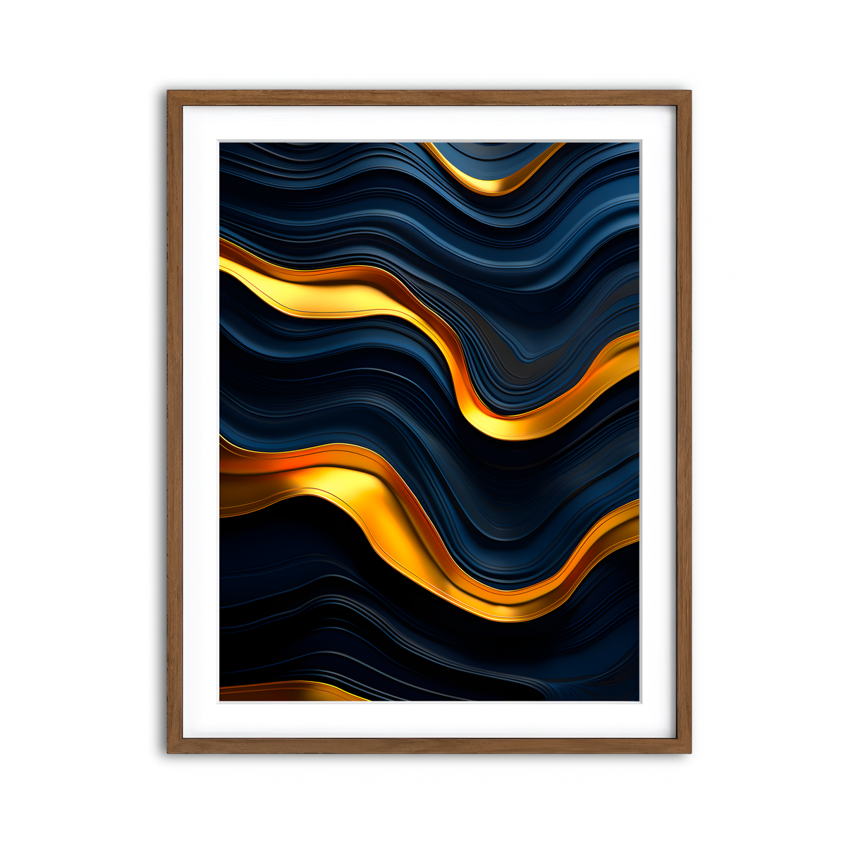 Framed Print 3x4 Walnut