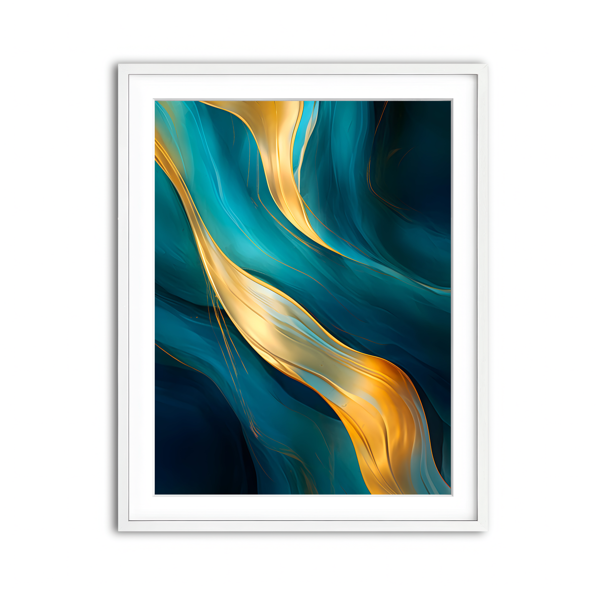 Framed Print 3x4 White