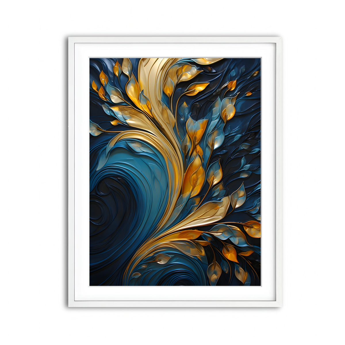 Framed Print 3x4 White