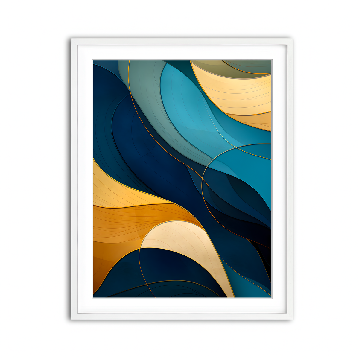 Framed Print 3x4 White