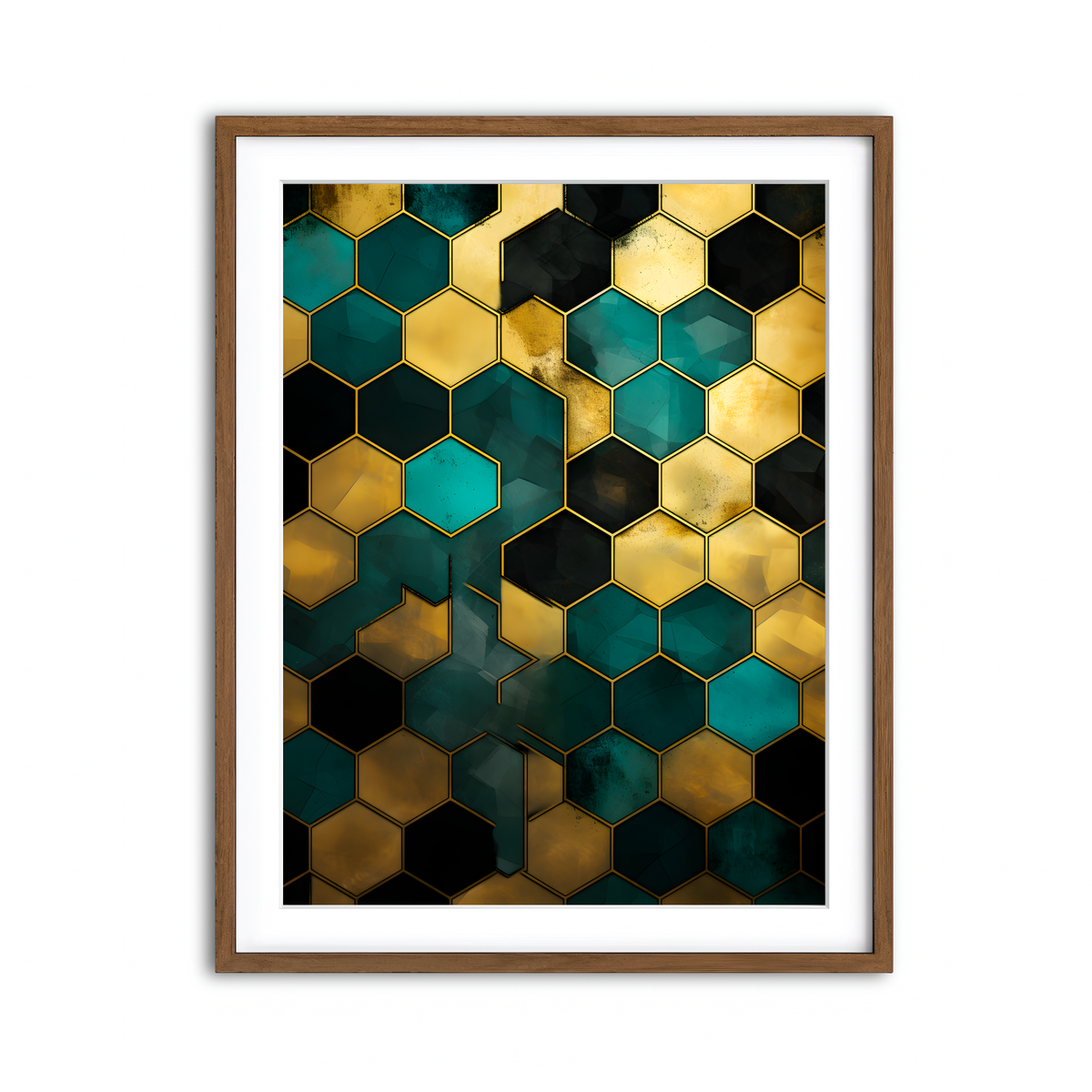 Framed Print 3x4 Walnut