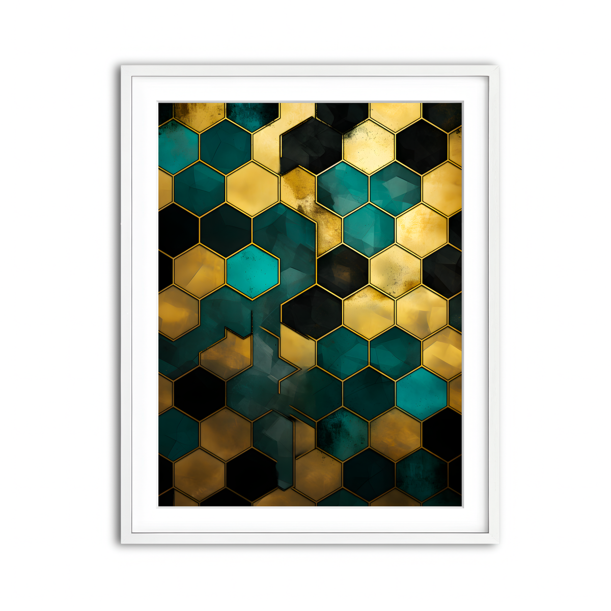 Framed Print 3x4 White