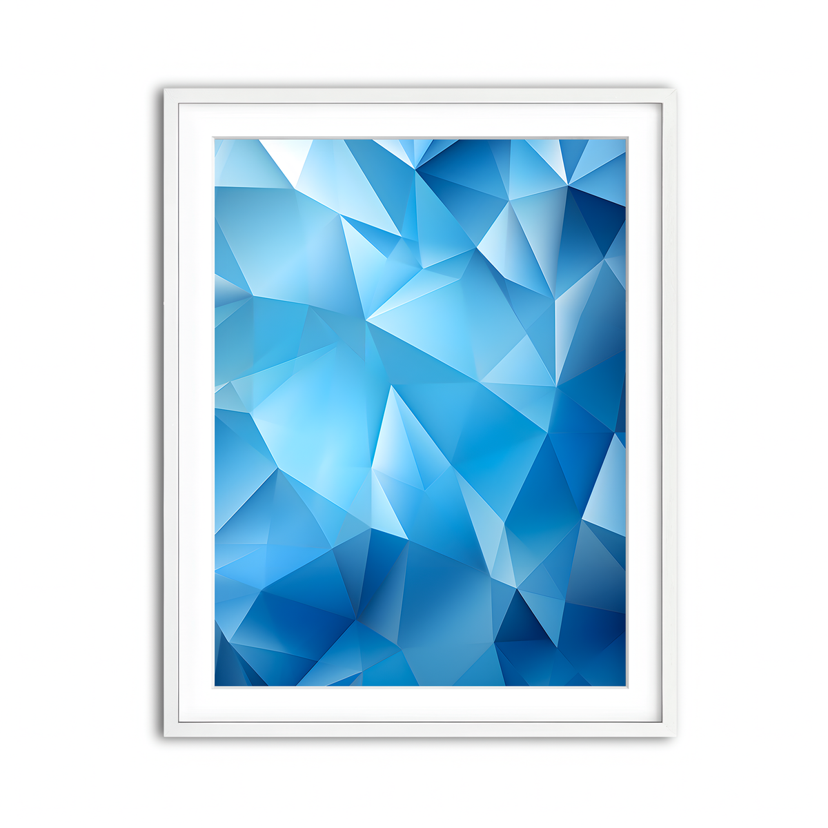 Framed Print 3x4 White