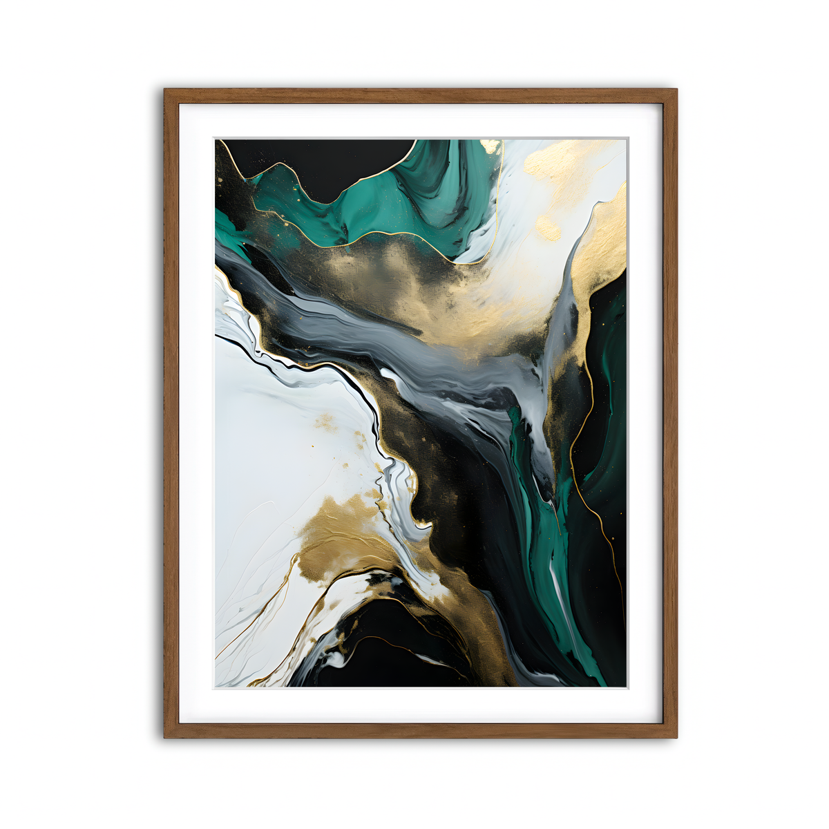 Framed Print 3x4 Walnut