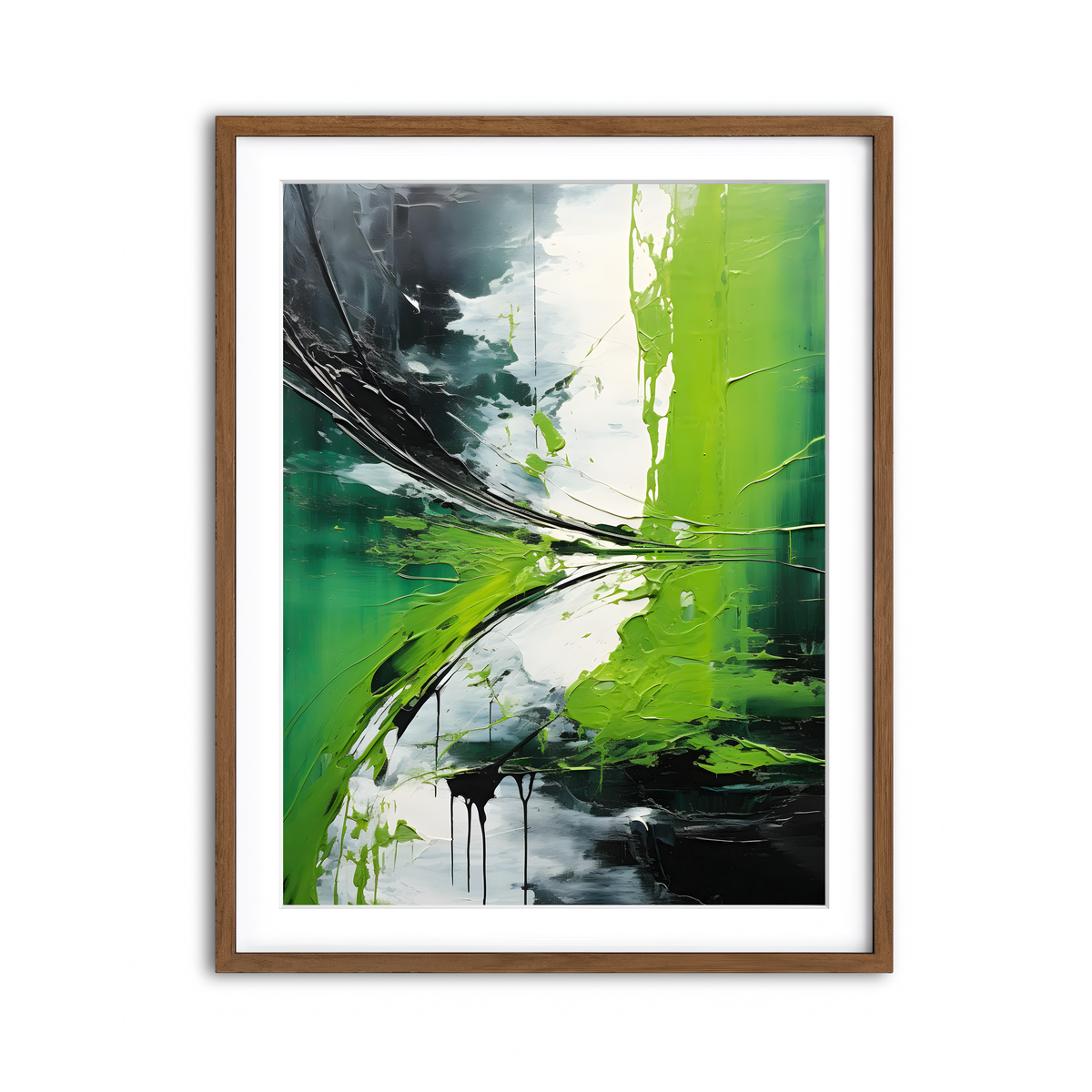 Framed Print 3x4 Walnut