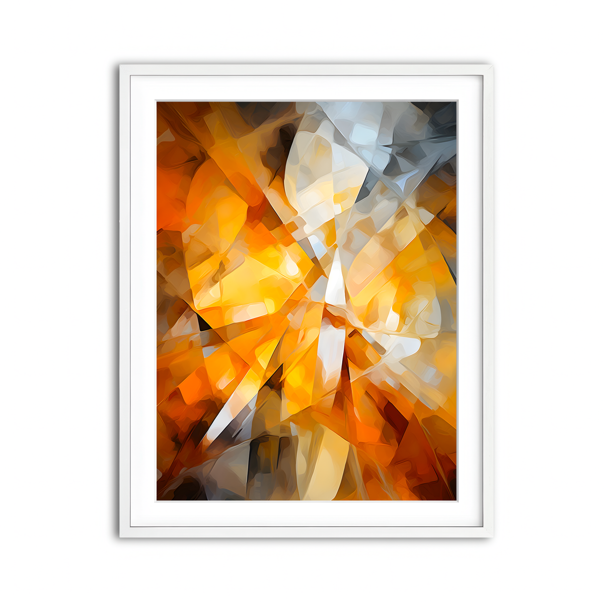 Framed Print 3x4 White