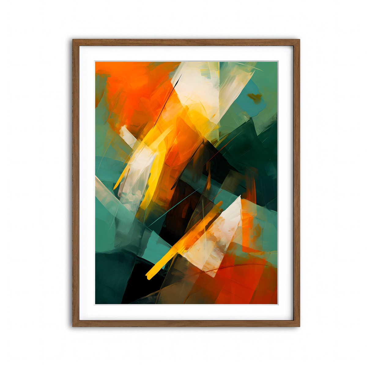 Framed Print 3x4 Walnut