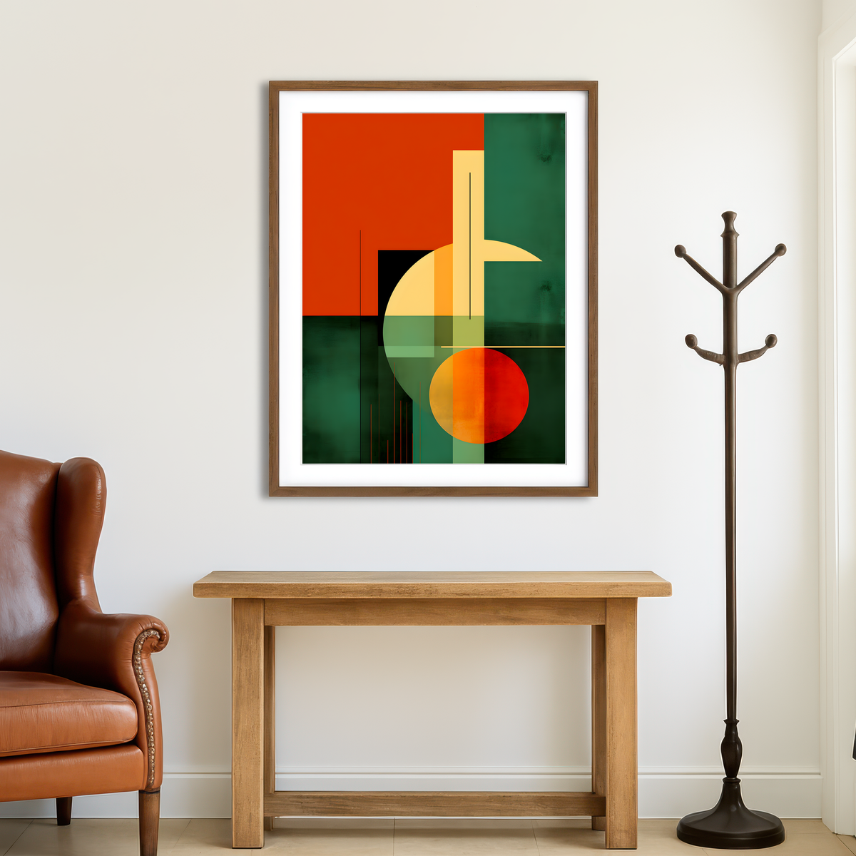 AUTO-MOCKUP ROOM | Abstract - Shapes Series 4 Wall Art