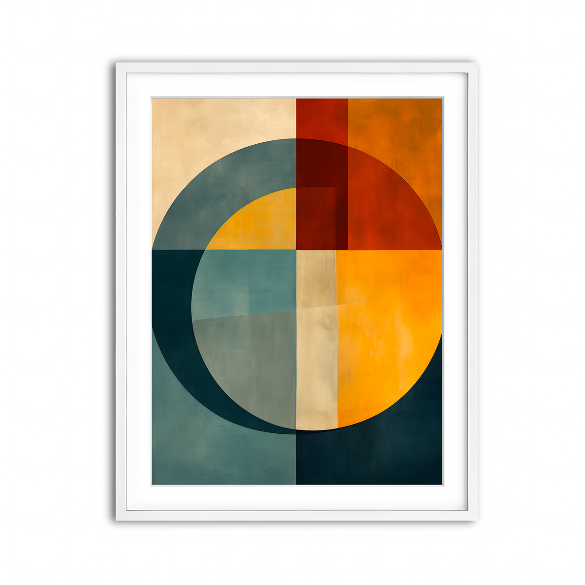 Framed Print 3x4 White