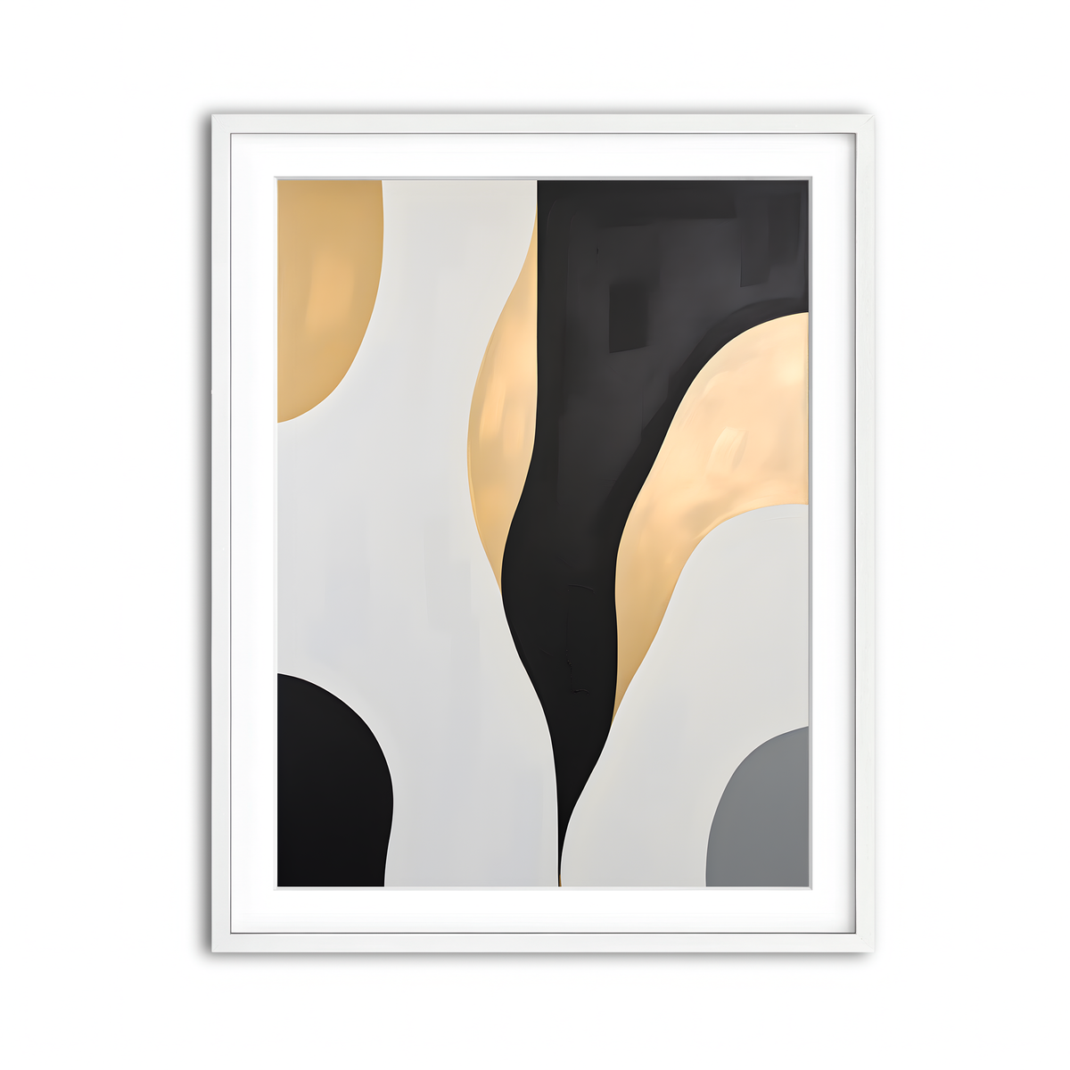 Framed Print 3x4 White