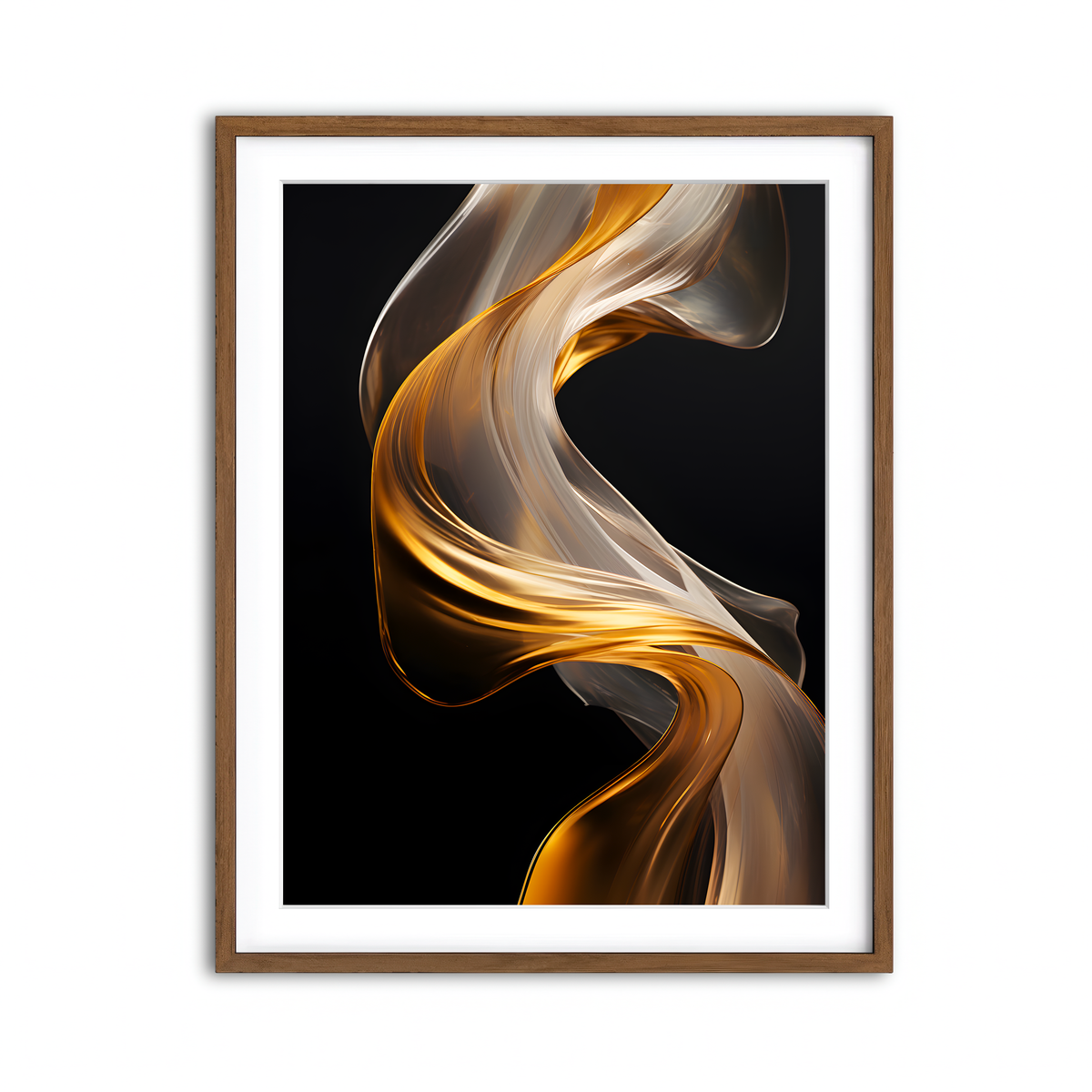 Framed Print 3x4 Walnut