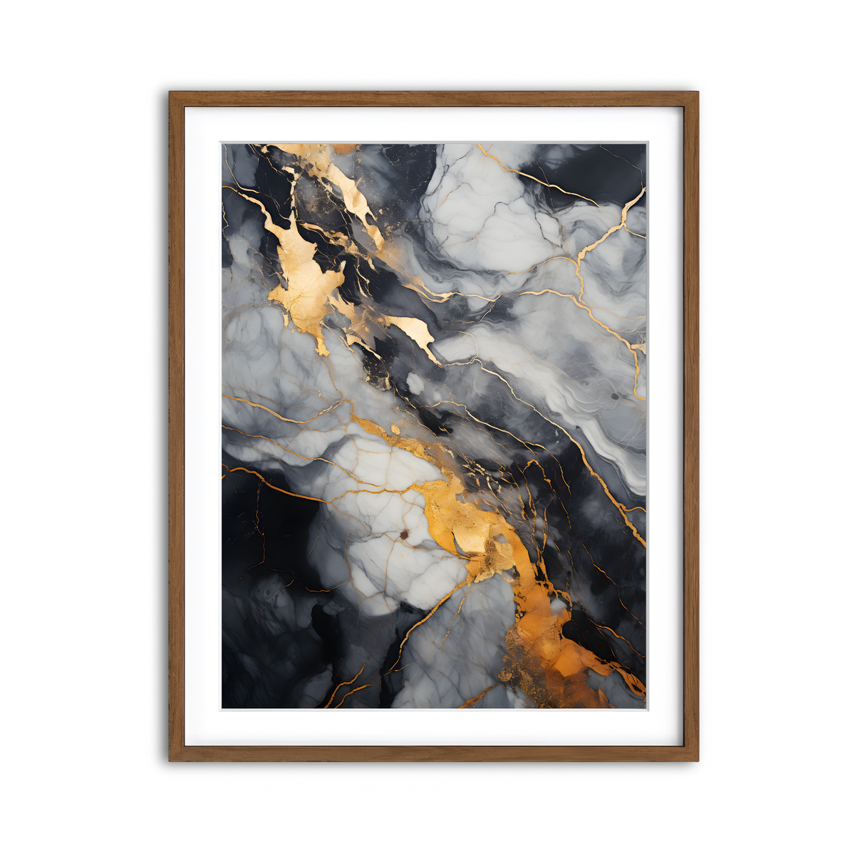 Framed Print 3x4 Walnut