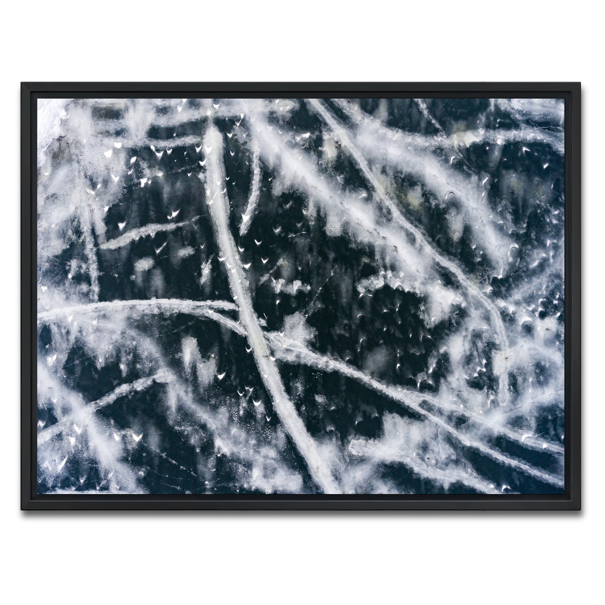 AUTO-MOCKUP WHITE | Abstract Aerial | 1 Piece | Black Framed Canvas | group=4x3