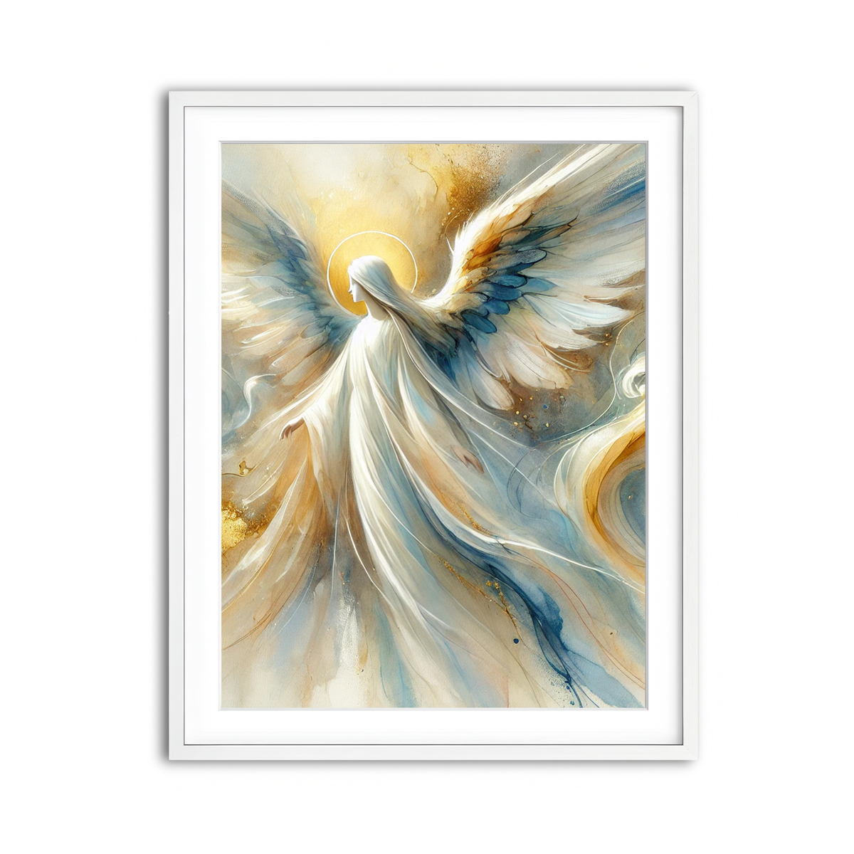 Framed Print 3x4 White