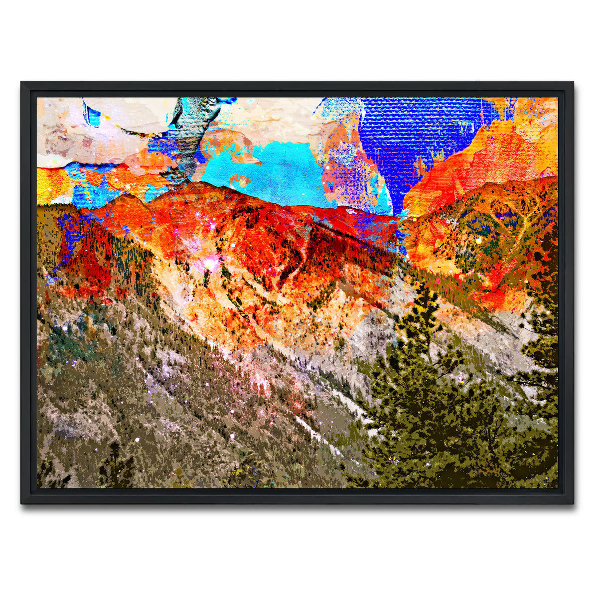 AUTO-MOCKUP WHITE | Abstract Antero | 1 Piece | Black Framed Canvas | group=4x3