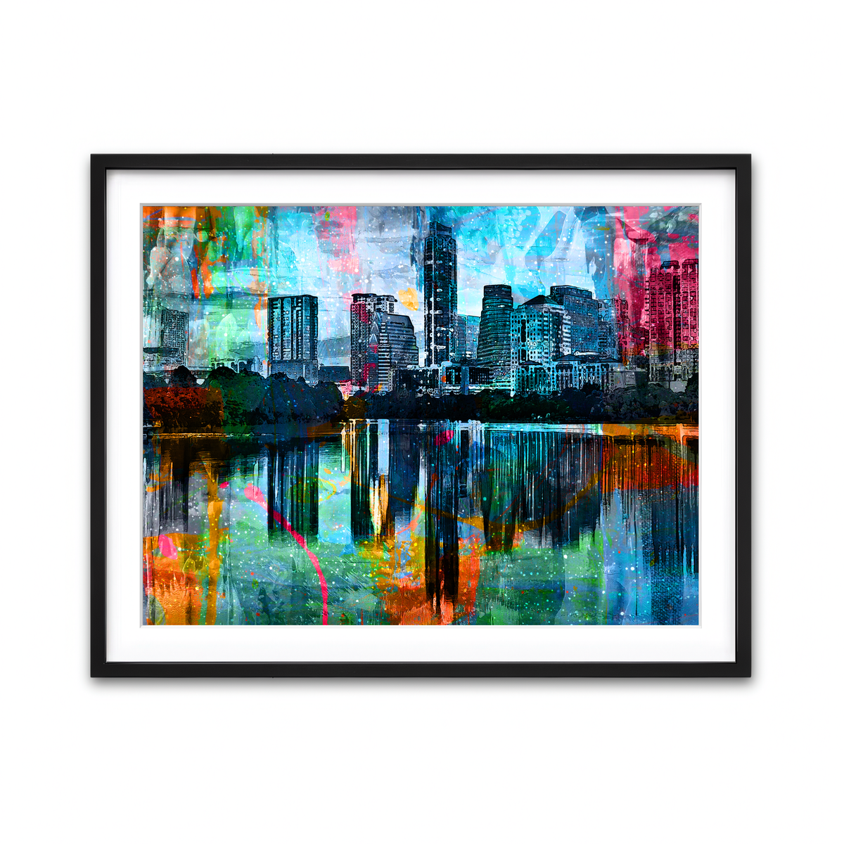 Framed Print 4x3 Black