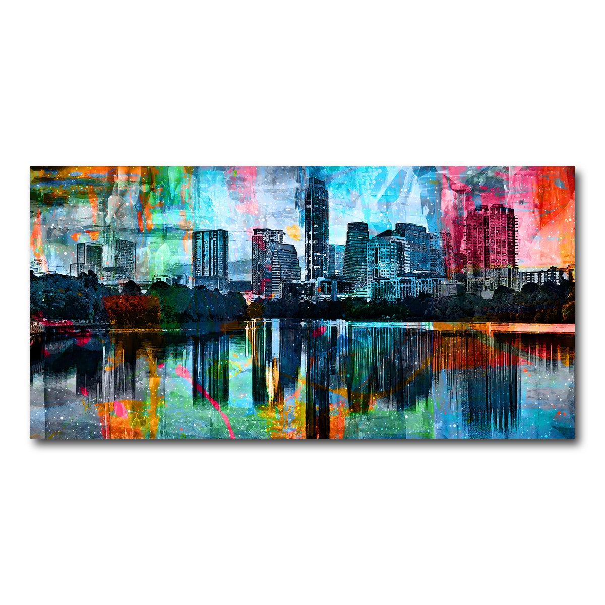 AUTO-MOCKUP WHITE | Abstract Austin | 1 Piece | Gallery Wrap Canvas | group=2x1