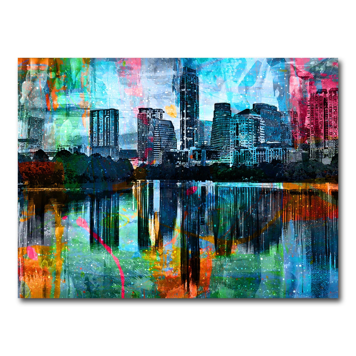 AUTO-MOCKUP WHITE | Abstract Austin | 1 Piece | Gallery Wrap Canvas | group=4x3