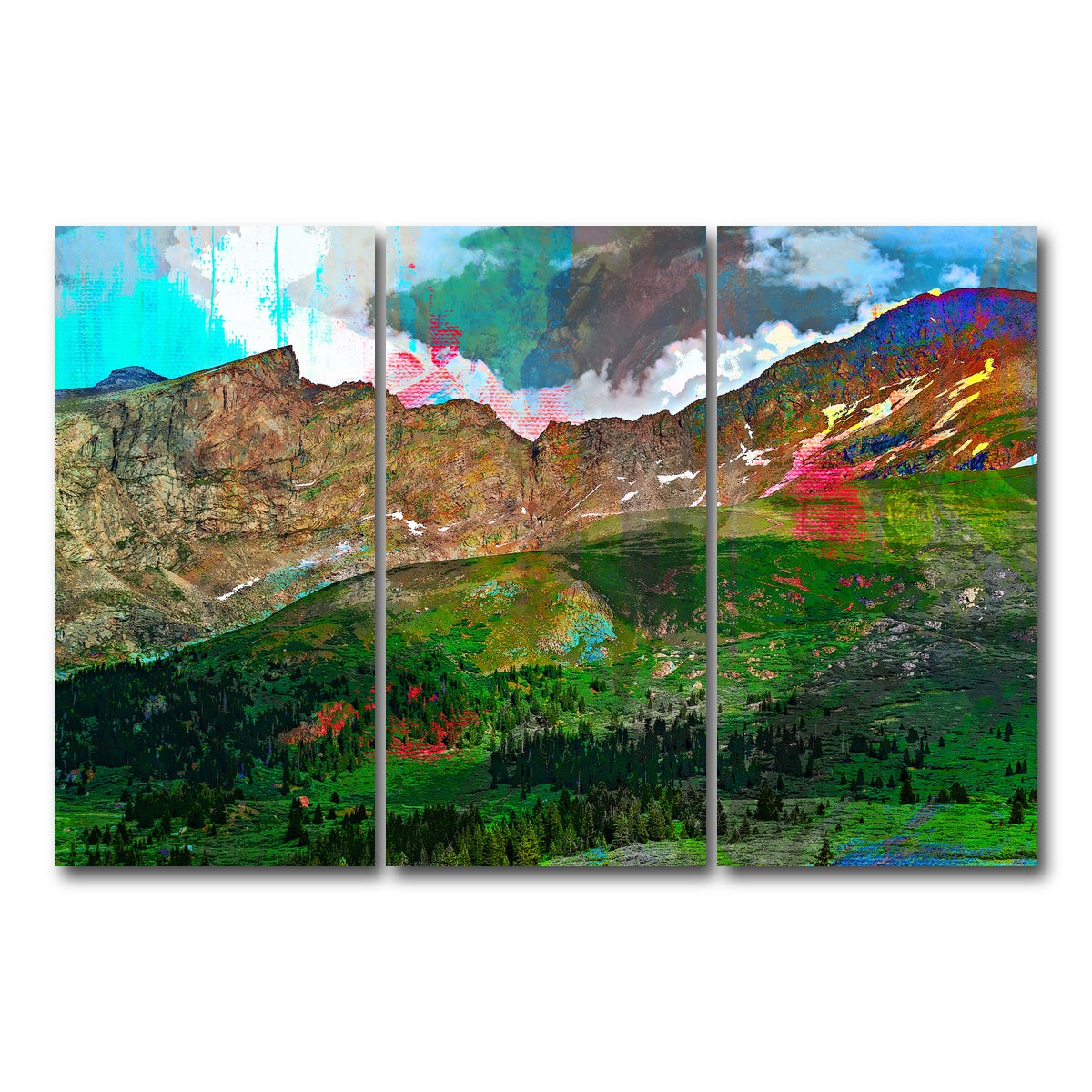 AUTO-MOCKUP WHITE | Abstract Bierstadt | 3 Piece | Gallery Wrap Canvas | group=12x24