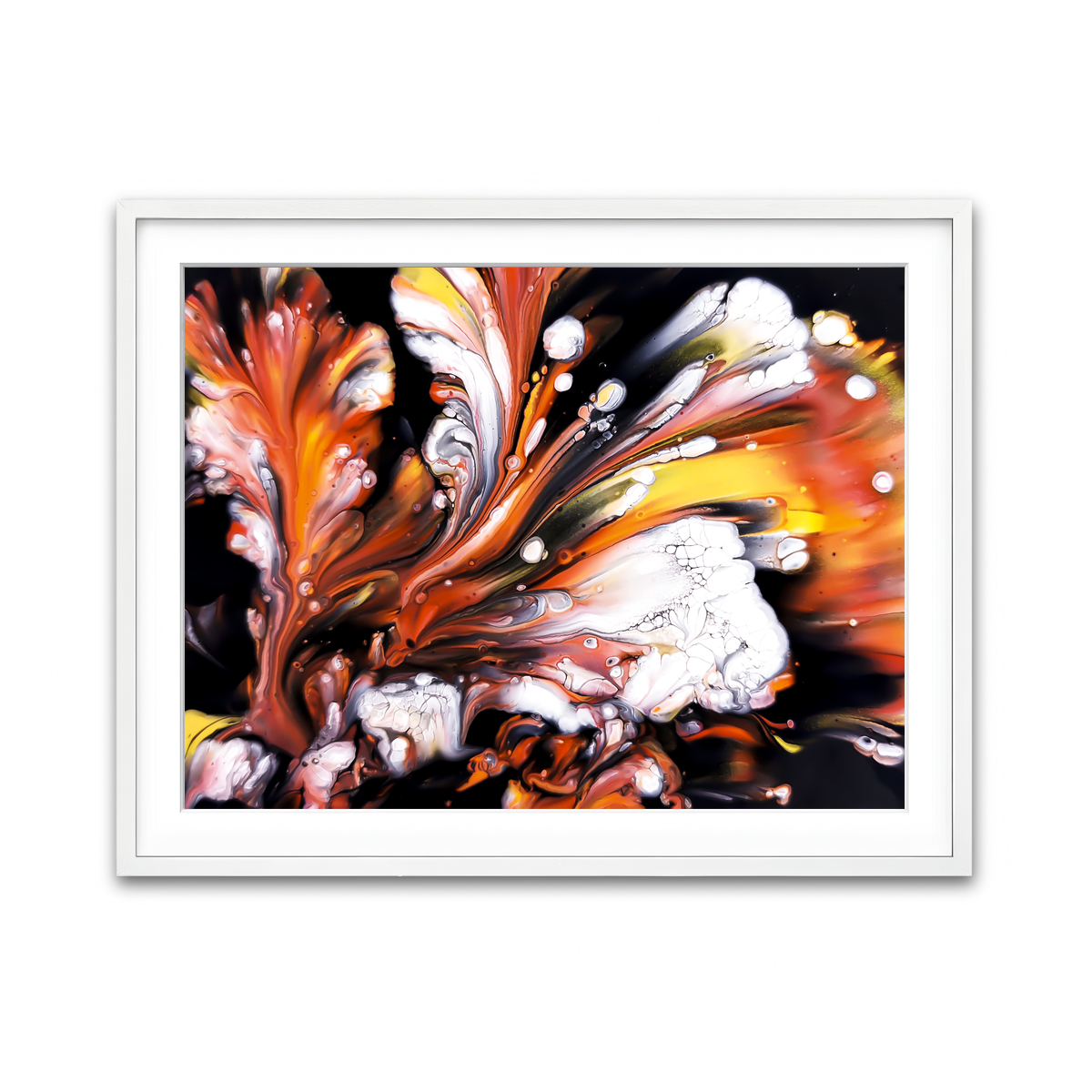 Framed Print 4x3 White