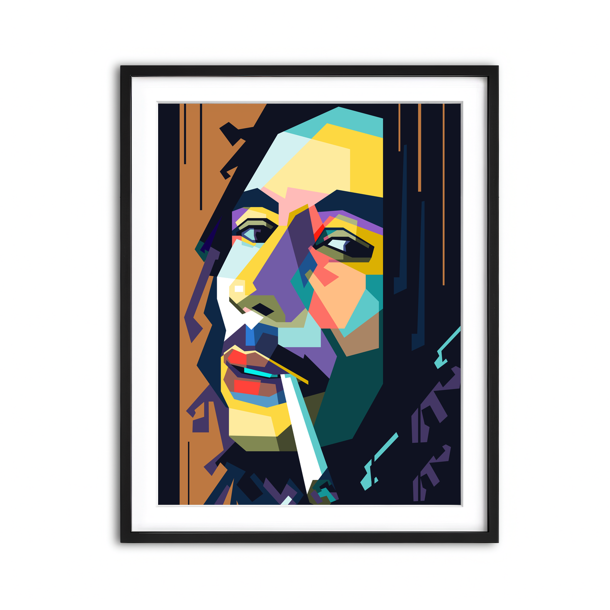 Framed Print 3x4 Black