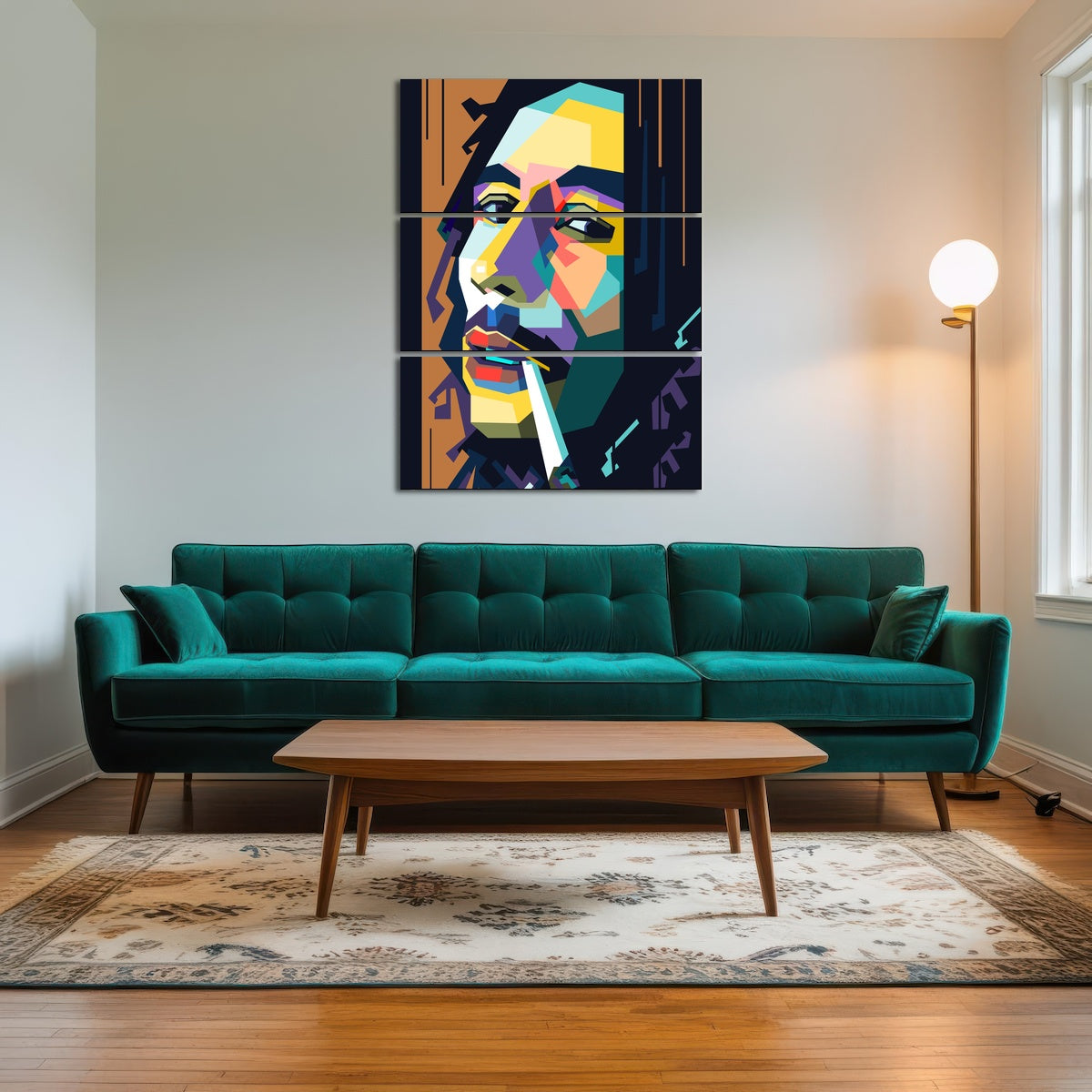 AUTO-MOCKUP ROOM | Abstract Bob Marley