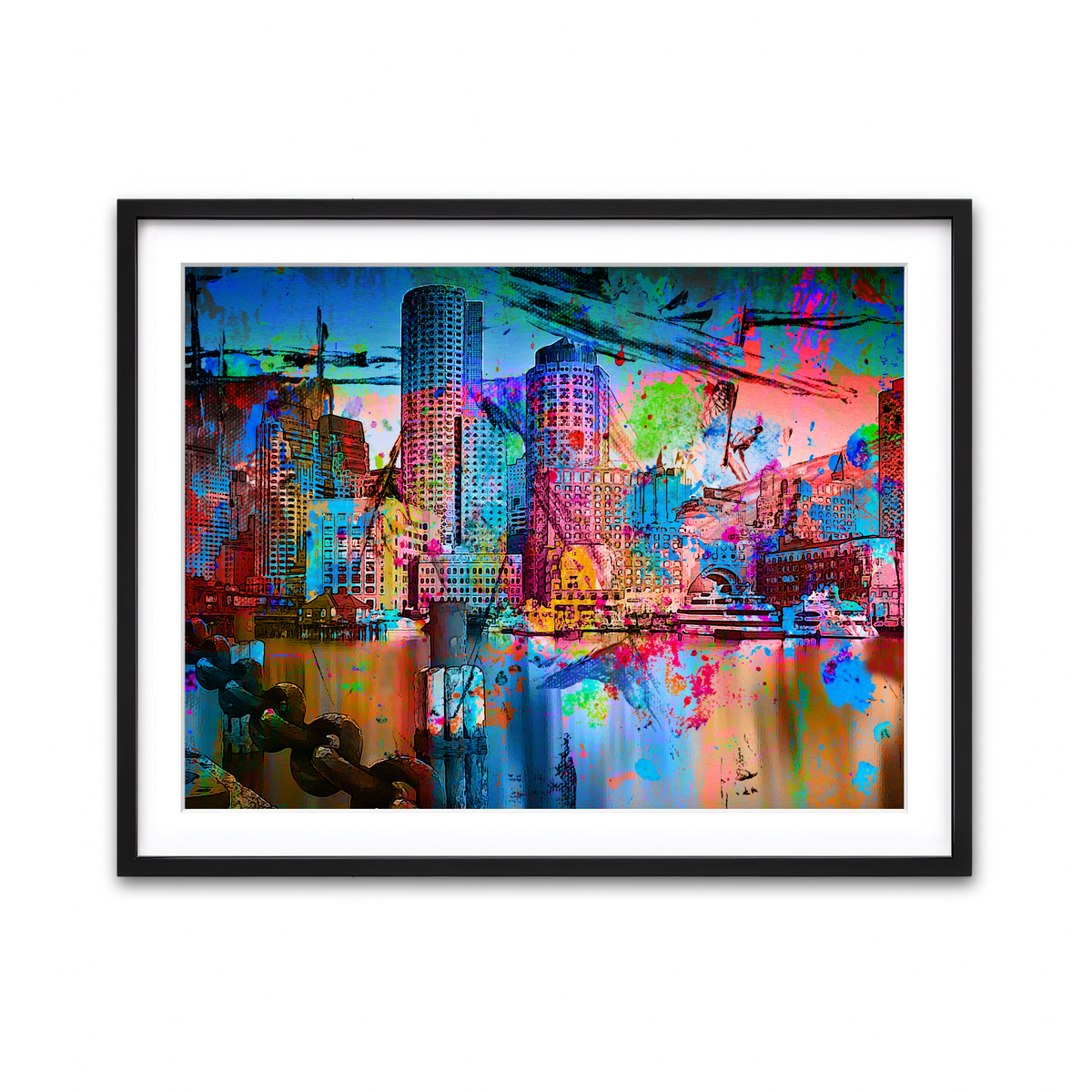 Framed Print 4x3 Black